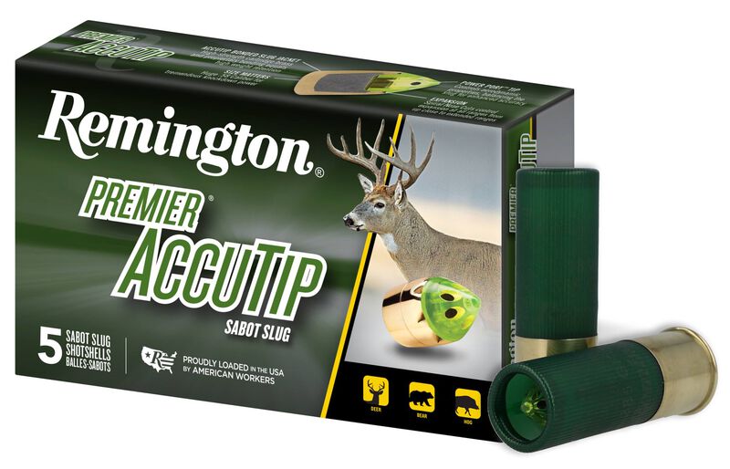 Premier AccuTip Sabot Slug, 12 Gauge, 385 Grain, 2-3/4 in, 1850 fps